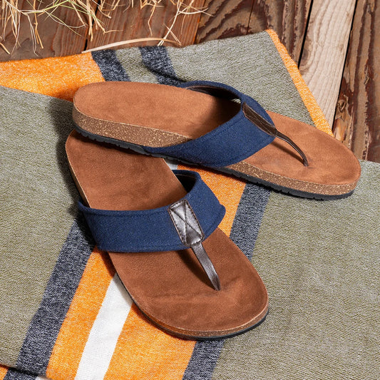 Flip Flops Navy Blue