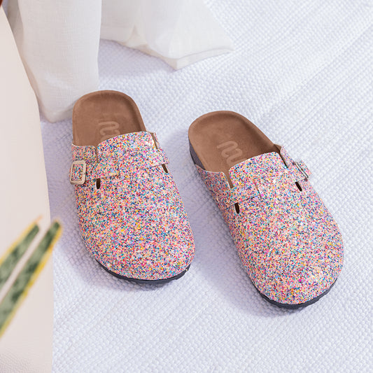 Glittery Clogs Pink