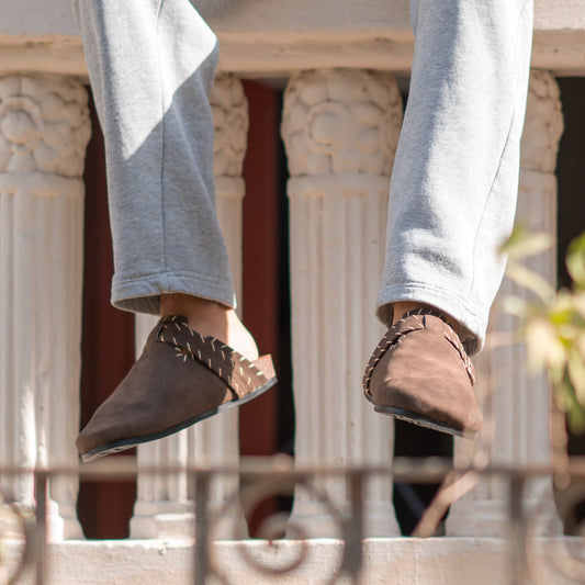 Brown Suede Catanella with Buckle