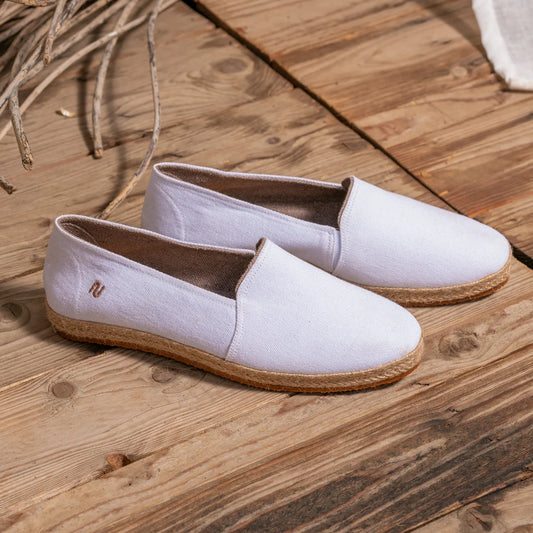 Classic Jute Espadrille White