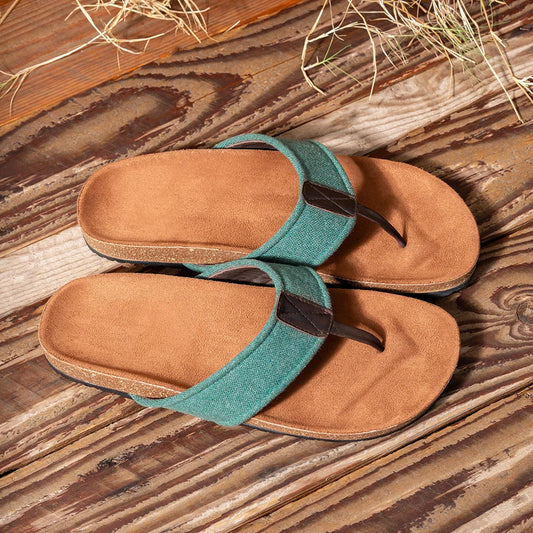 Flip Flops Petrol Green