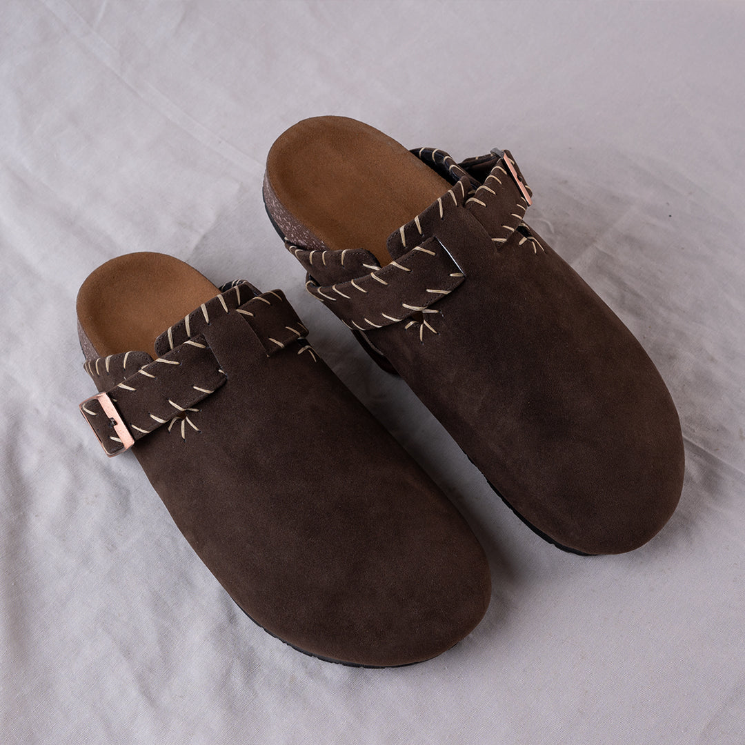 Brown Suede Catanella with Buckle