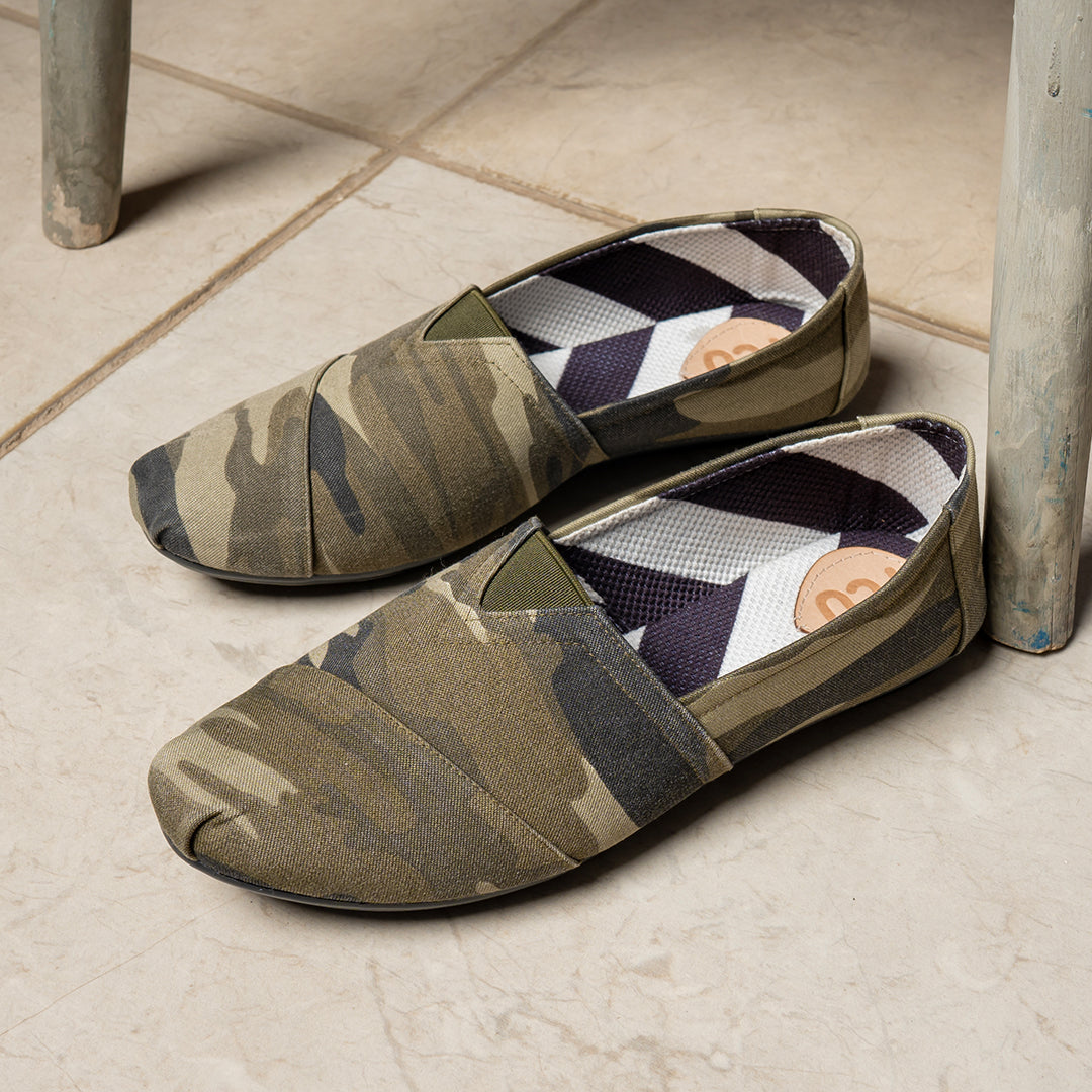 Classic Espadrille Camo Green