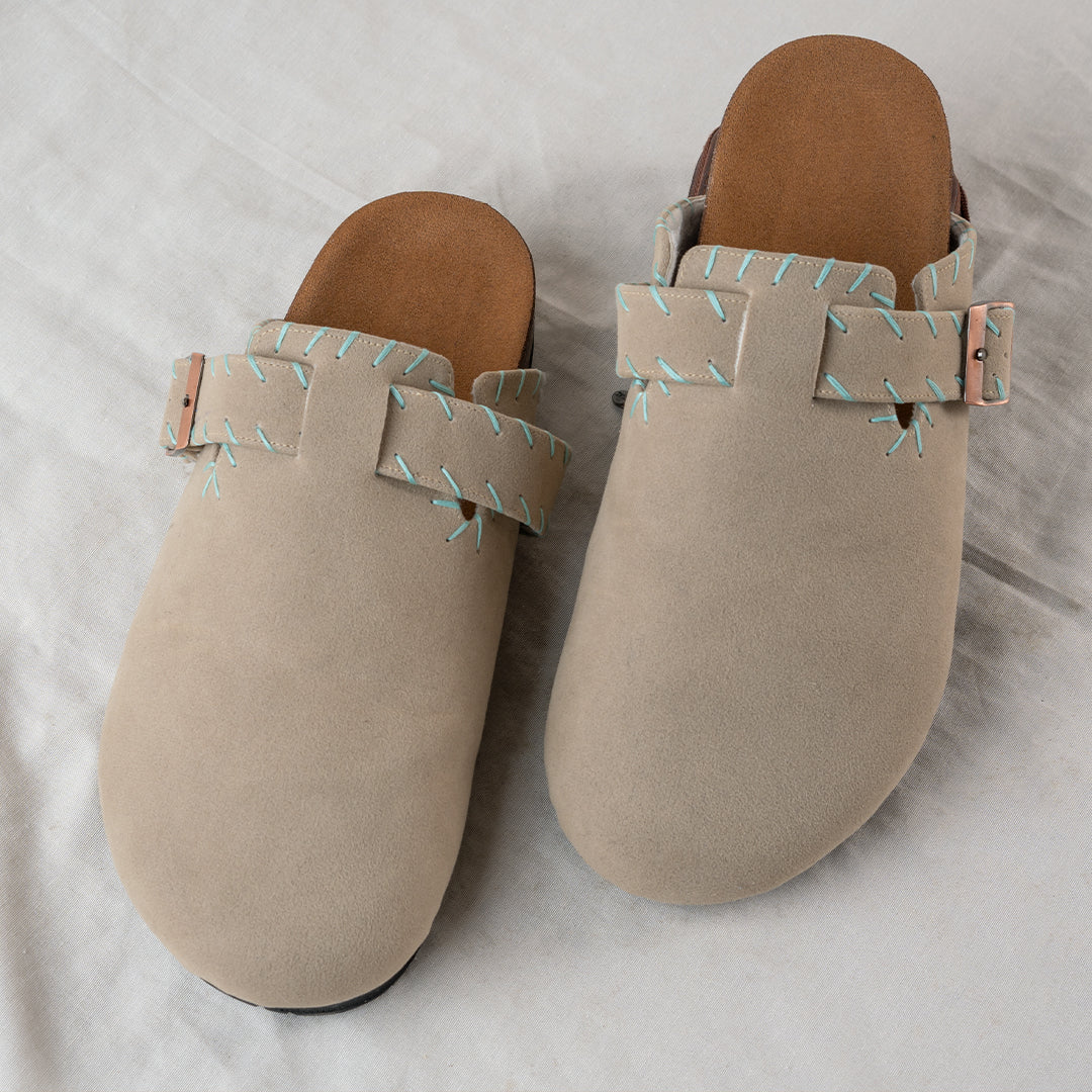 Beige Suede Catanella with Buckle