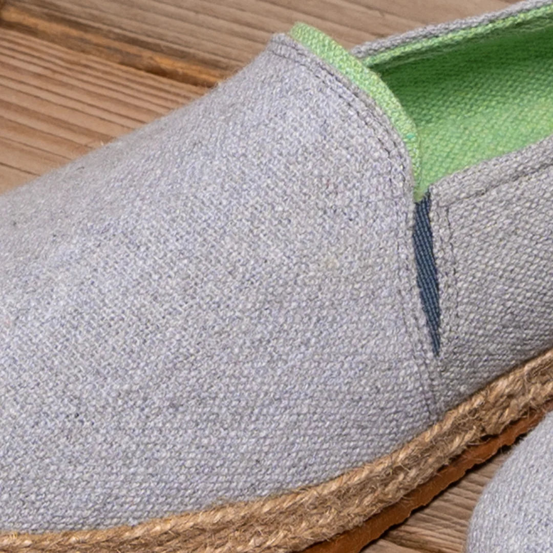 Classic Jute Espadrille Light Grey