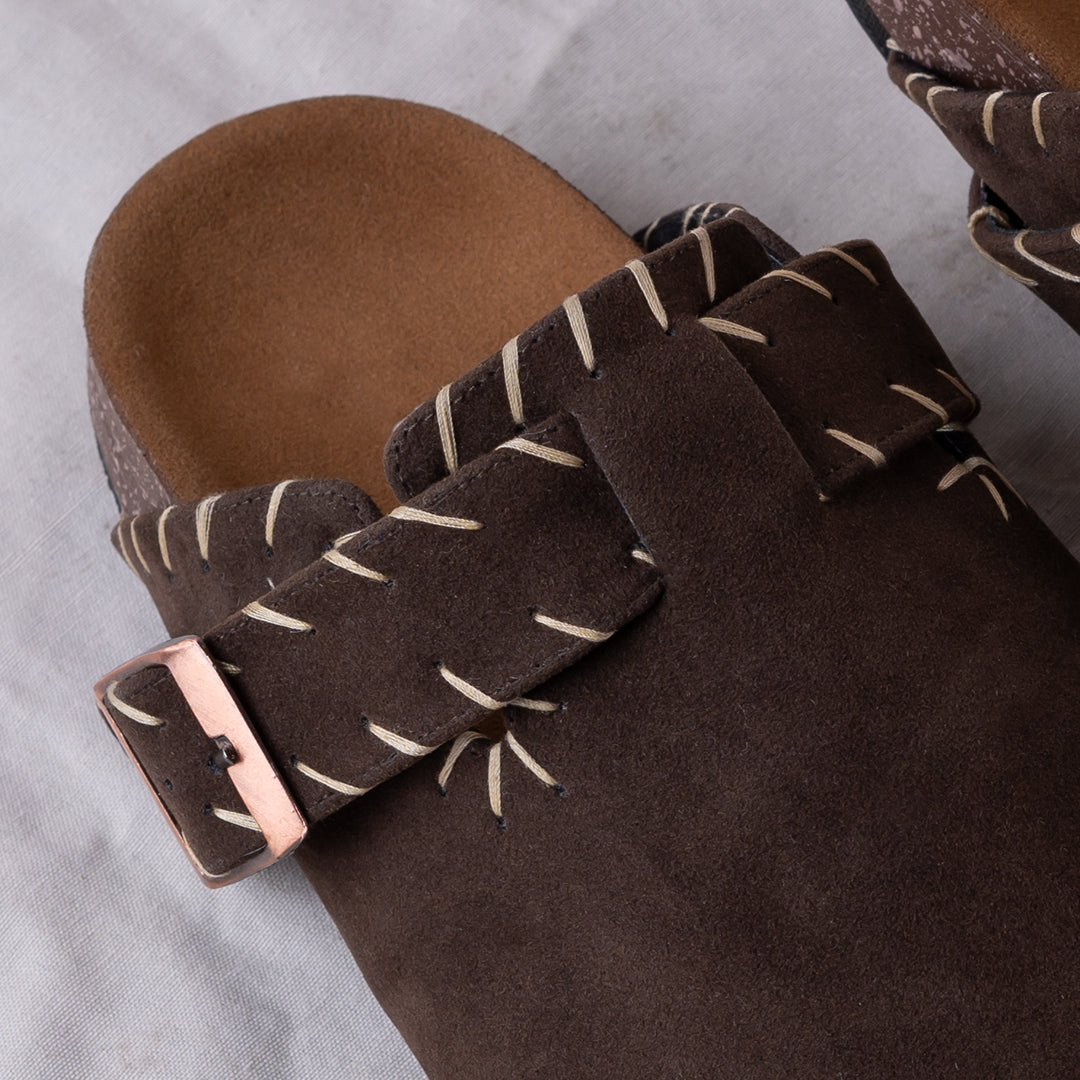 Brown Suede Catanella with Buckle